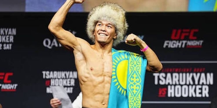 Қазақстандық Асу Алмабаев UFC-дің «Кештің үздік өнері» үшін 100 мың доллар алды