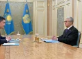 Президент Қасым-Жомарт Тоқаев Премьер-министр Олжас Бектеновтің есебін тыңдады.
