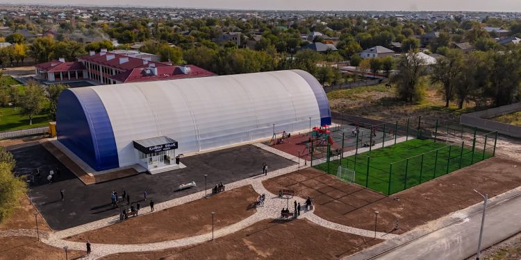 Шымкентте екі жаңа модульді спорт залы ашылды