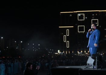 Мерекелік концерт отшашумен қорытындыланды