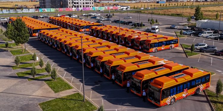 Шымкентте жыл соңына дейін 192 автобус жаңартылады
