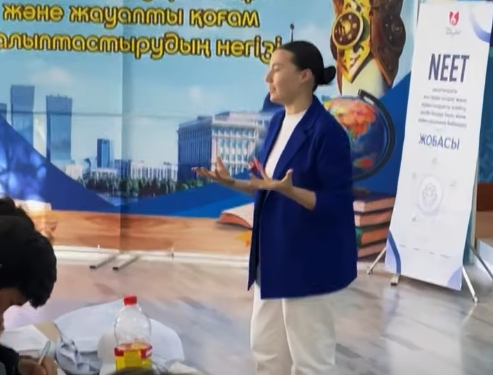 Шымкентте мектеп түлектеріне кәсіби бағдар беру кездесулері өтті