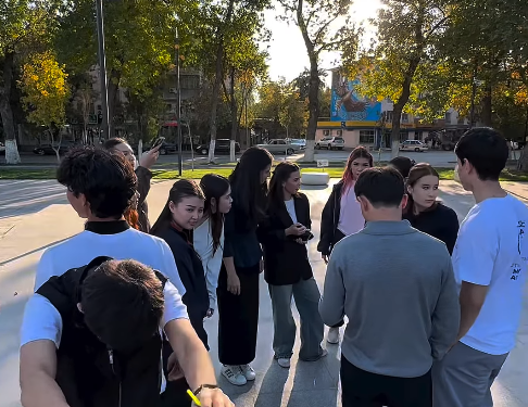 Шымкенттік студенттер командалық ойындар арқылы бірлігін нығайтты